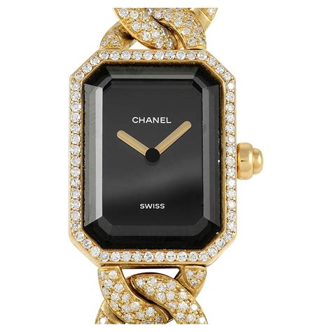 chanel gold premiere watch|Chanel watch diamonds.